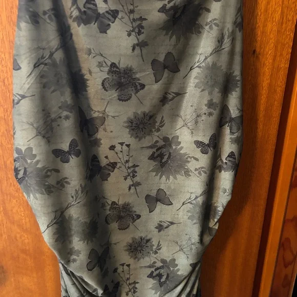 Green Forest Fairy Dress with Butterfly Pattern - Picture 5 of 8